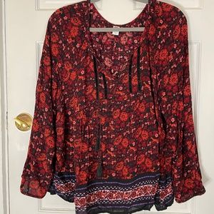 Floral Poet Blouse XXL